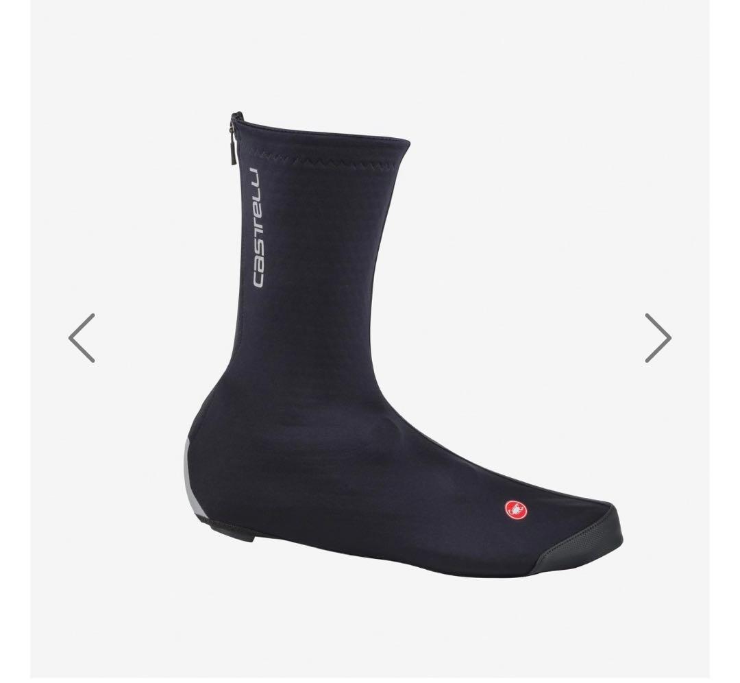 【新品】Castelli ブラック シューズカバーPolartec® Mサイズ
