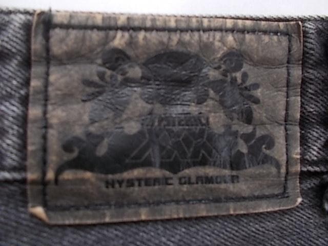 THEE HYSTERIC XXX スタッズ デニムパンツ W32 黒 日本製