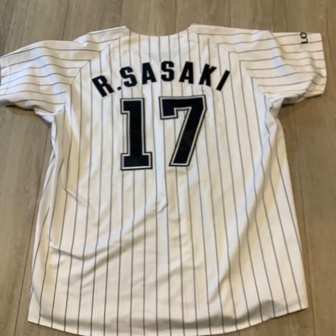 千葉ロッテマリーンズ　佐々木朗希　ユニフォーム　Lサイズ　鴎ワッペン付き