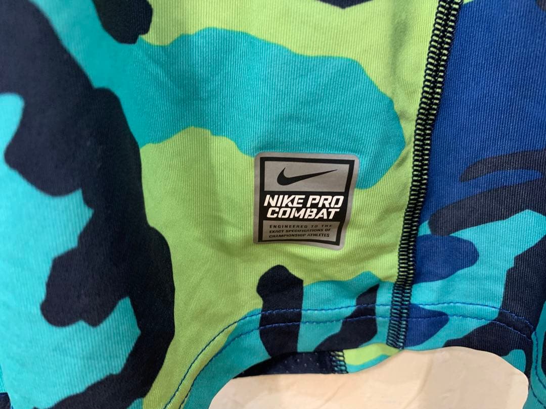 N0303-07★野球 アンダーシャツ 長袖 半袖 青系カモフラージュ 他