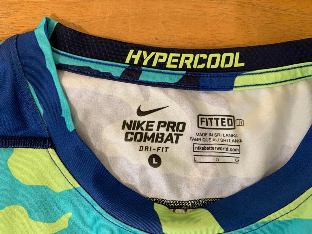 N0303-07★野球 アンダーシャツ 長袖 半袖 青系カモフラージュ 他