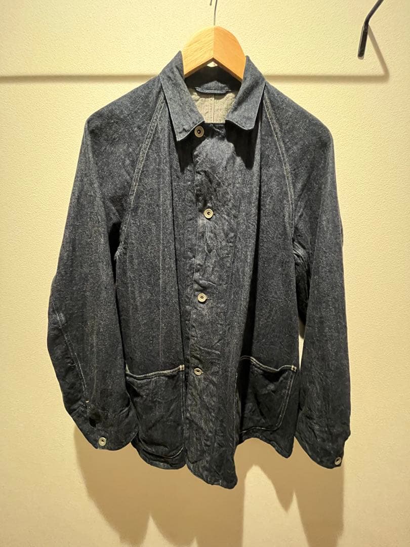 comoli デニムワークジャケット　ネイビー　サイズ 2 コモリ