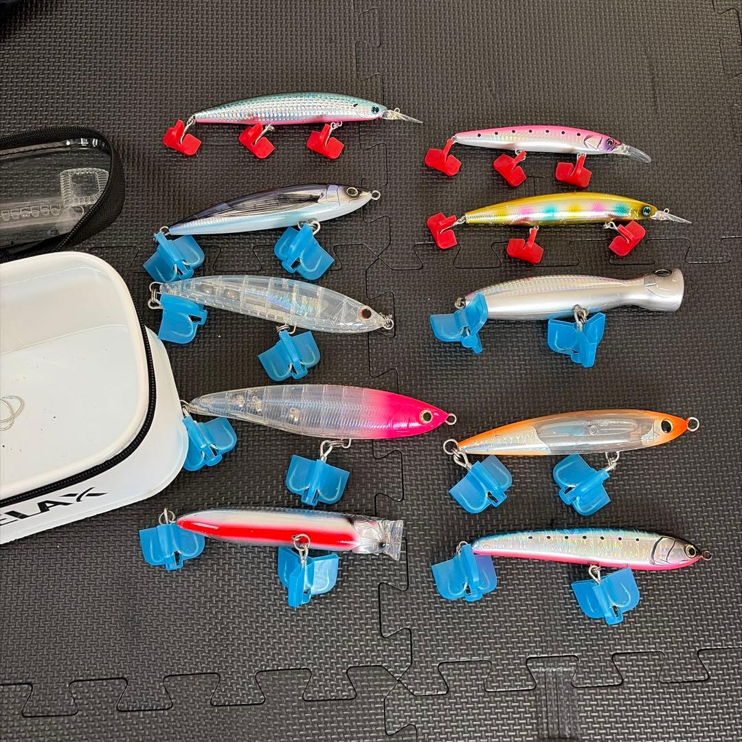 【値下げ】青物用　プラグルアー引退セット 10個　ケース付き