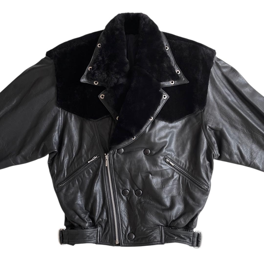ジャケット・アウター 80s arrston volaju Leather Bomber Jacket