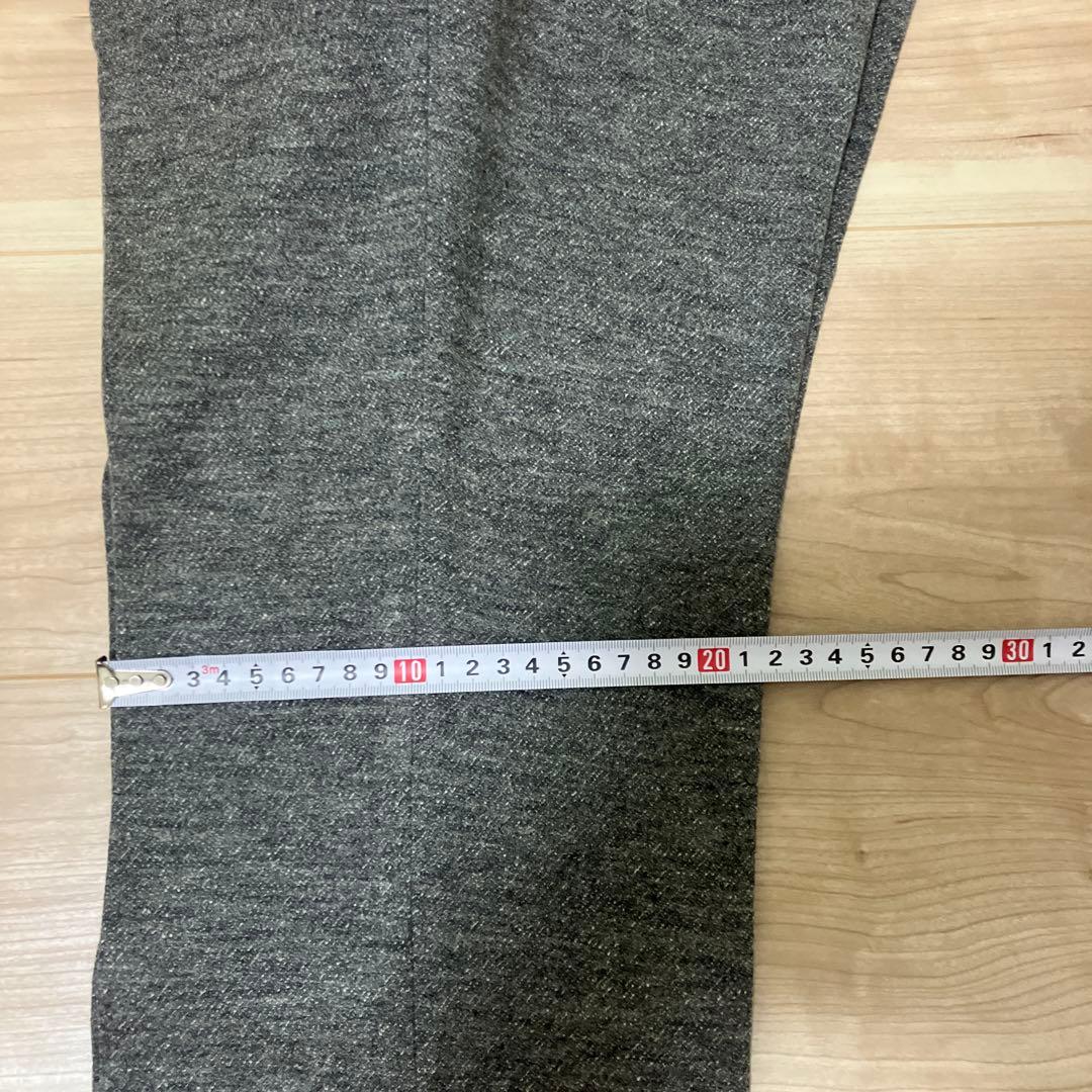 BEAMS GOLF ビームスゴルフ ウールストレッチパンツ ロゴ　グレー