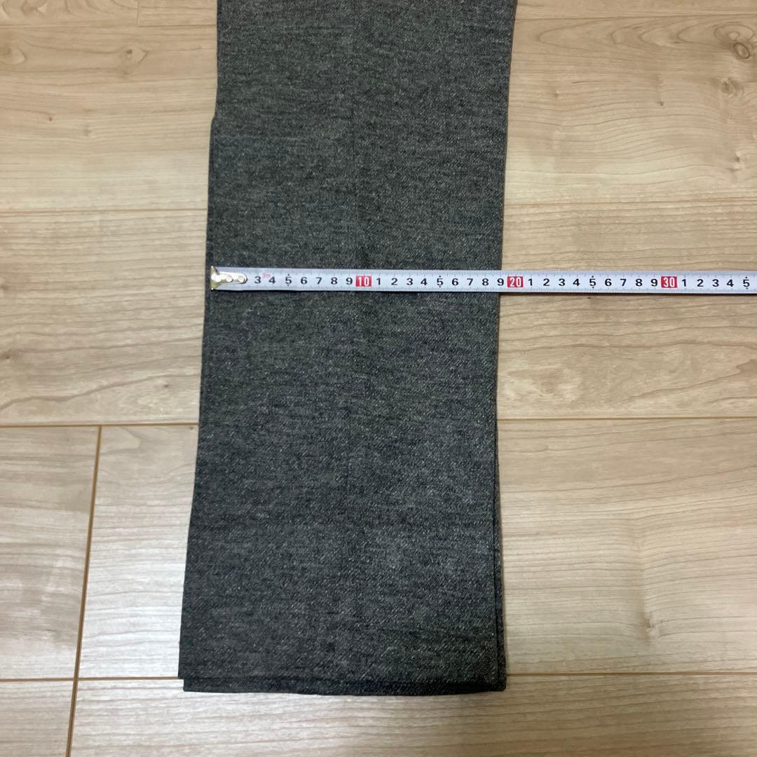 BEAMS GOLF ビームスゴルフ ウールストレッチパンツ ロゴ　グレー