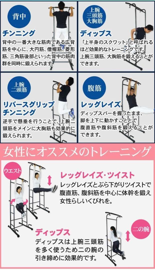 STEADY 懸垂マシン ST118 ぶら下がり健康器