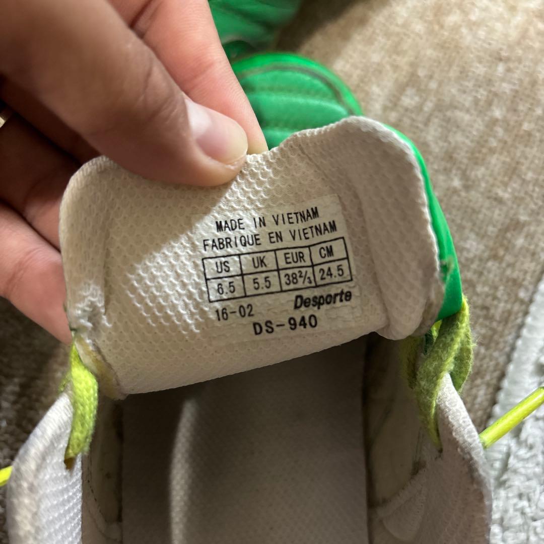 Desporte フットサルシューズ 24.5cm グリーン