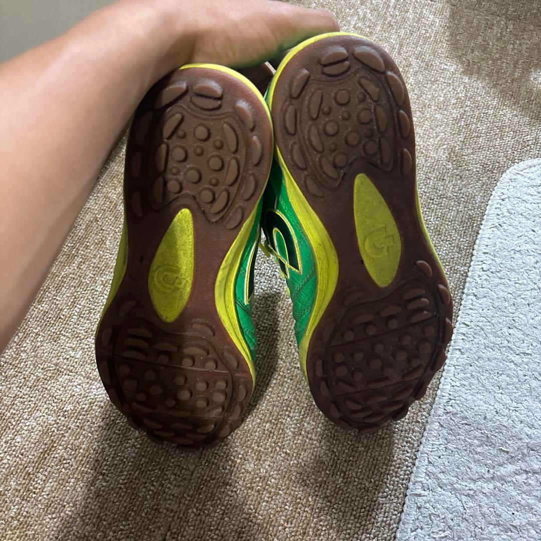 Desporte フットサルシューズ 24.5cm グリーン