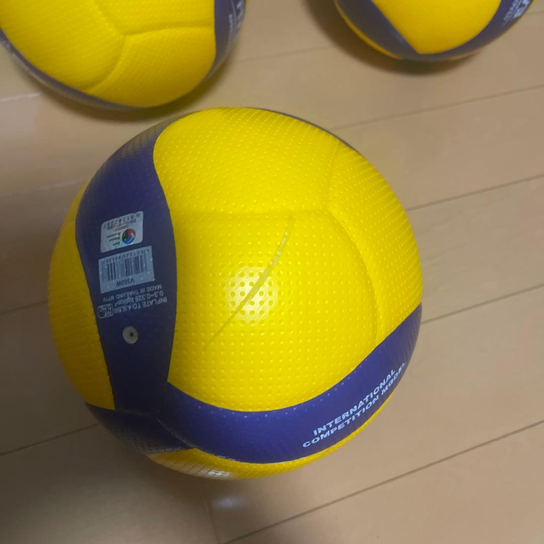 ミカサ(MIKASA)バレーボール 5号 国際公認球V300W 3球