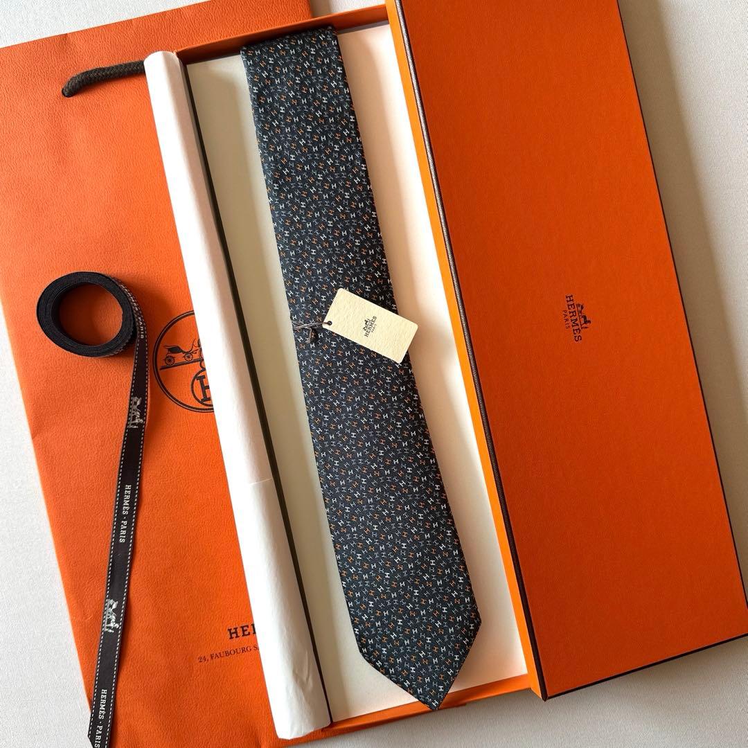 専用です。　　エルメス ネクタイ《H・ローブ・デュ・ソワール》新品 未使用