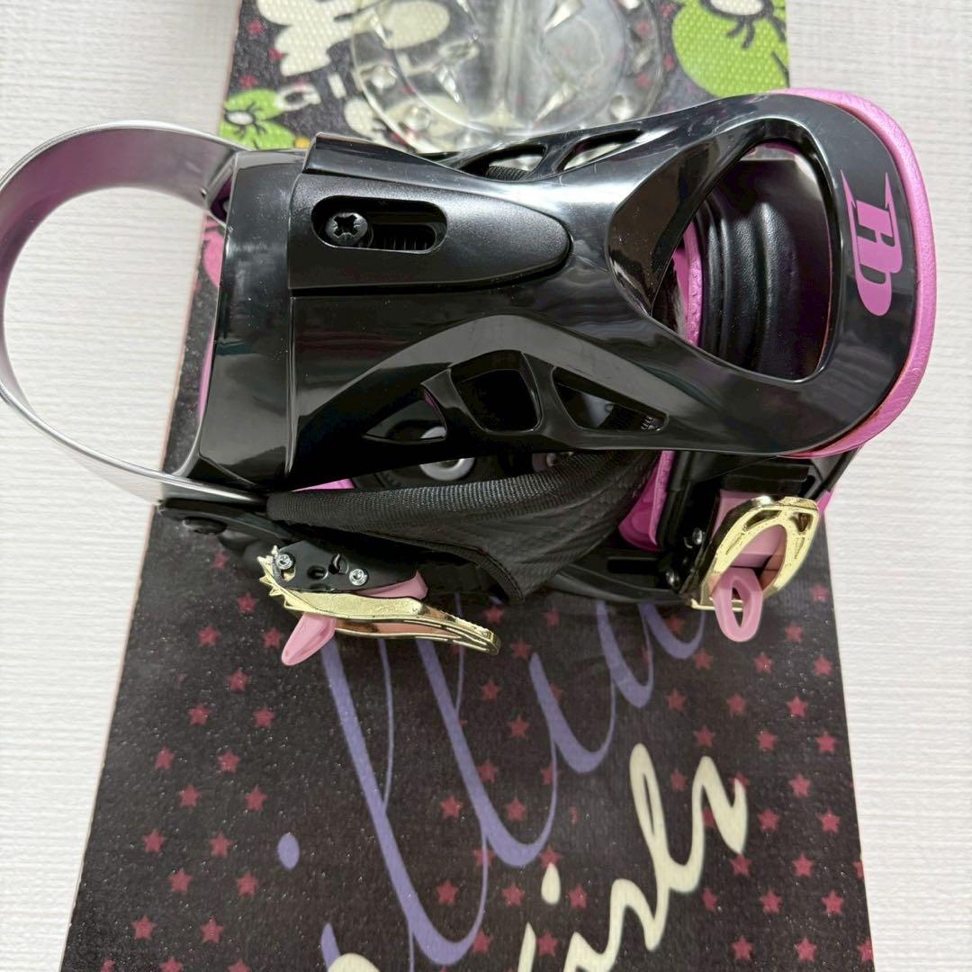 【初心者用】スノーボード ビンディング付き 135cm ジュニア・ガールズ向け