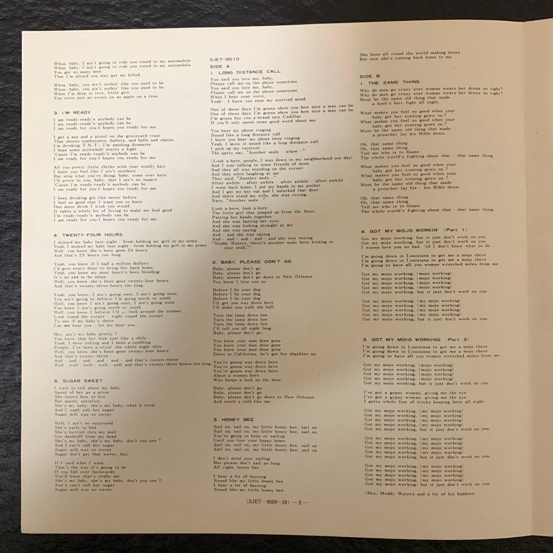 Muddy Waters -Fathers And Sons ２枚組レコード