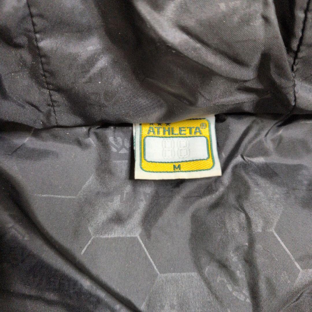 最終お値下げ　アスレタ ベンチコート ATHLETA ロングコート 黒 迷彩 M