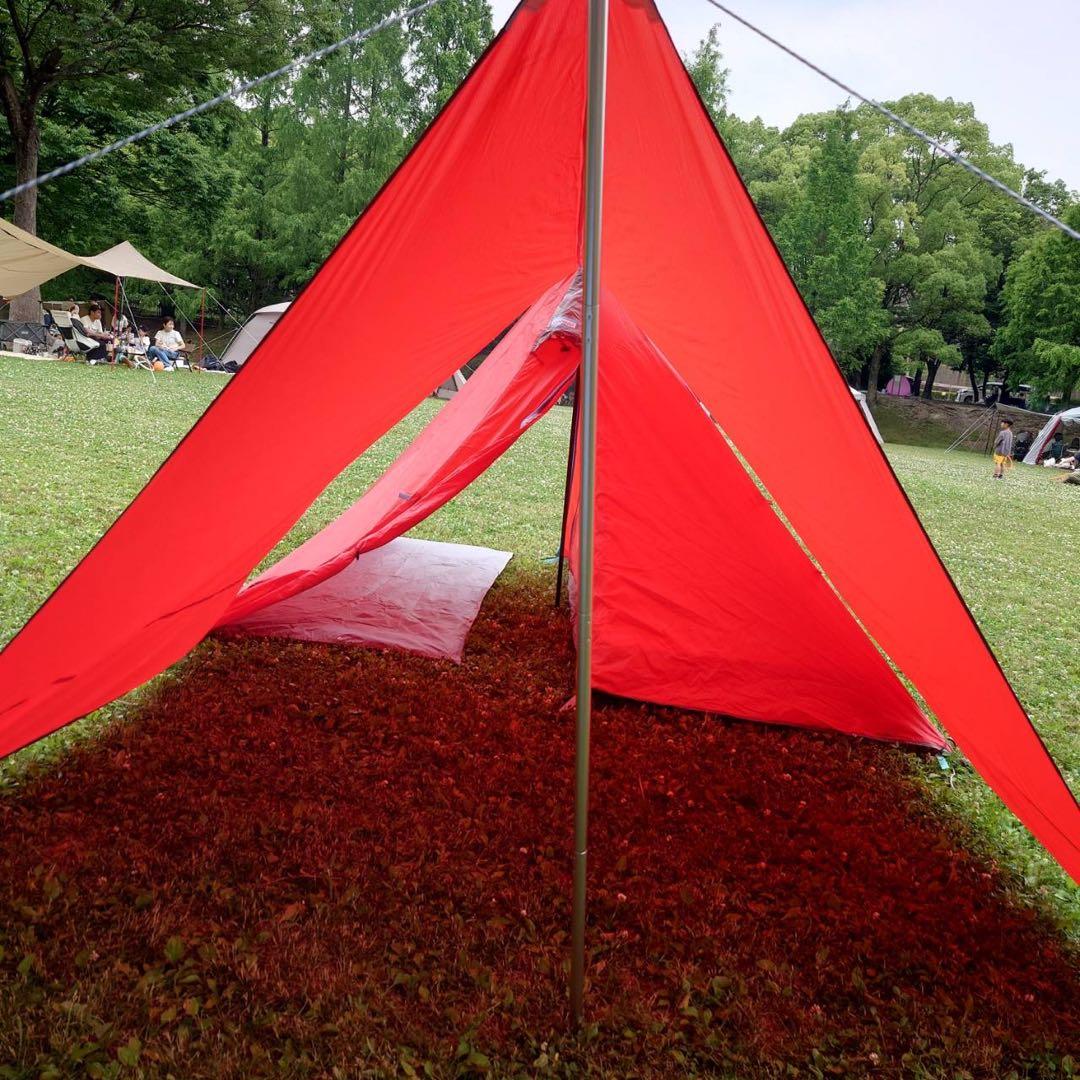 テンマクデザイン　パンダテントレッド　STDインナー　フットプリント　タープ