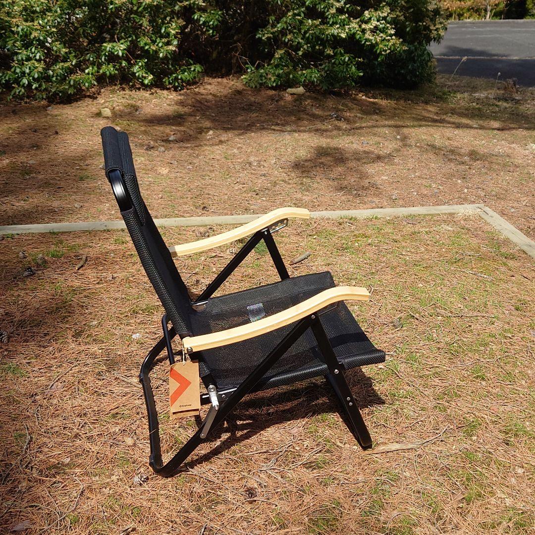 KingCamp　折りたたみ　リクライニング　ローチェア　メッシュ