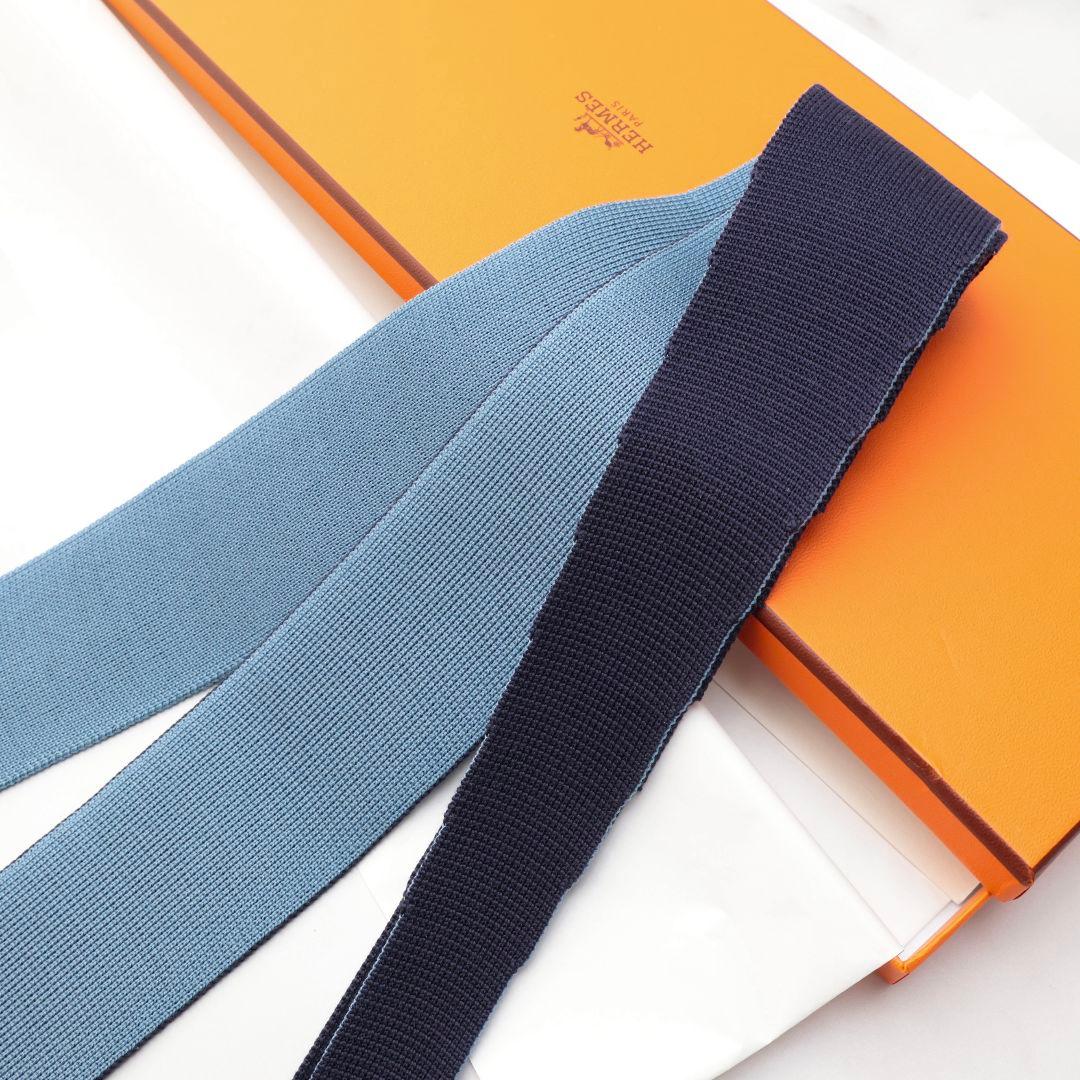 ソルド品 HERMES エルメス 未使用リバーシブル ネクタイ ニットタイ