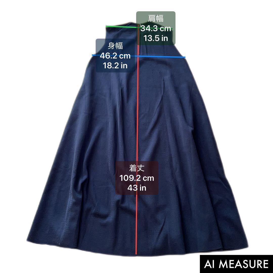 美品✨ドゥロワー　14Gミラノ編みノースリーブワンピース　ロングフレア