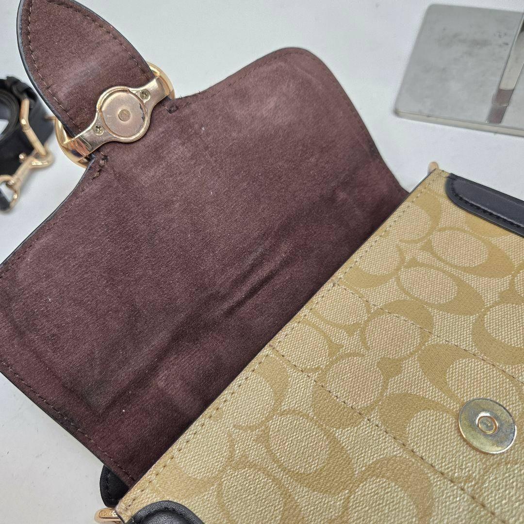 極美品 COACH ジョージ ジェム 2way ハンドバッグ パイソン