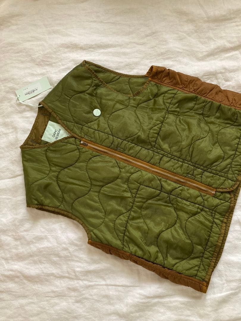 新品未使用 OAMC RE:WORK カーキ キルティングベスト 最終値下げ