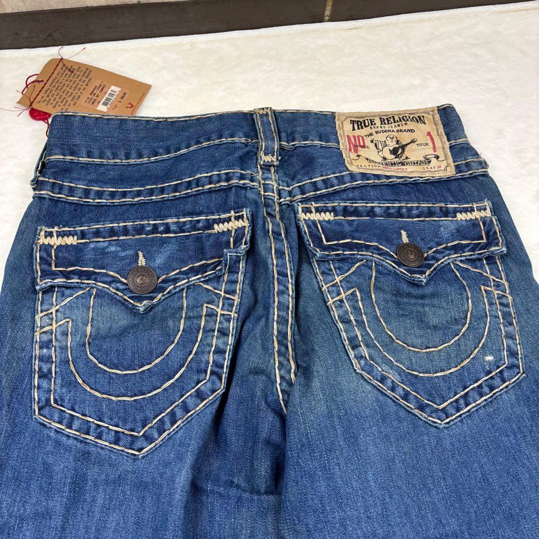 新品　USA製　TRUE RELIGION ダークブルーデニム Mサイズ