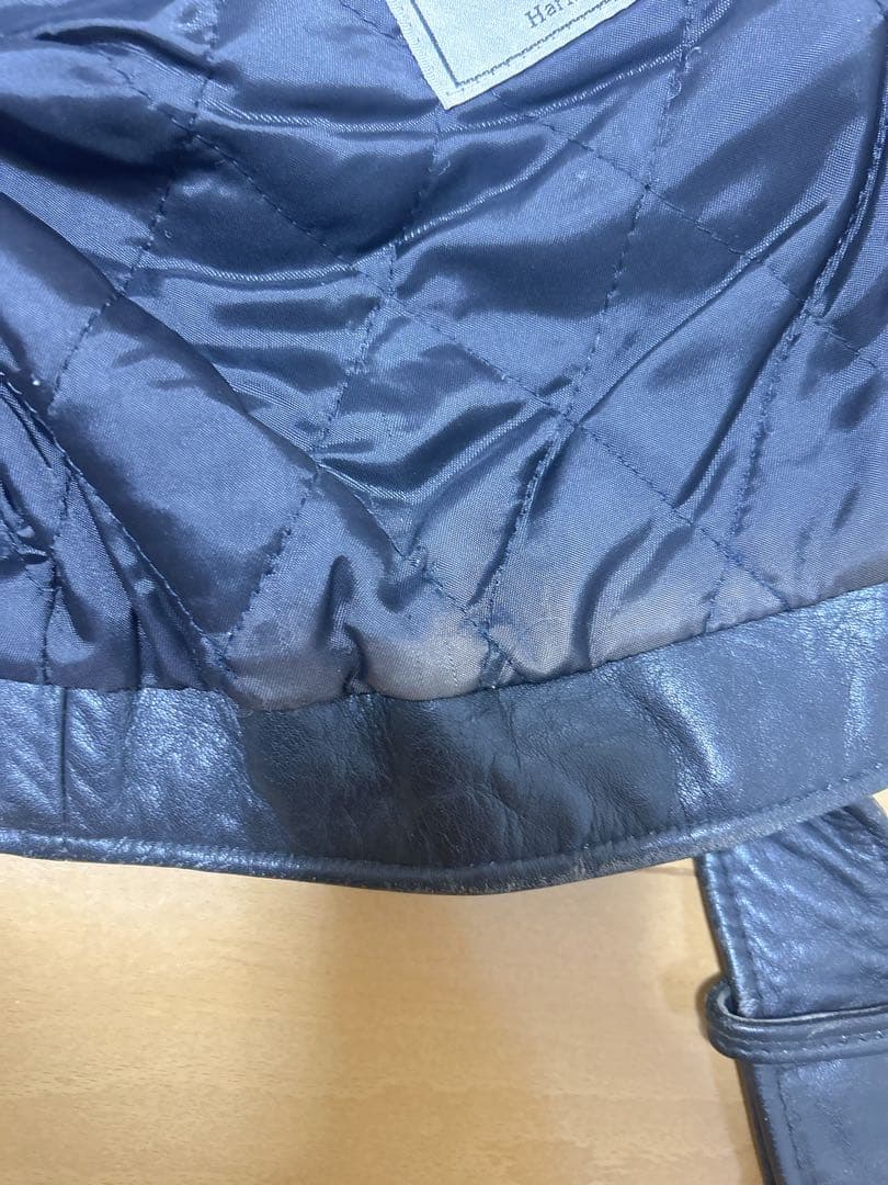 ハーレーダビットソン　革ジャン　ライダース　ジャケット　ブラック　40 黒