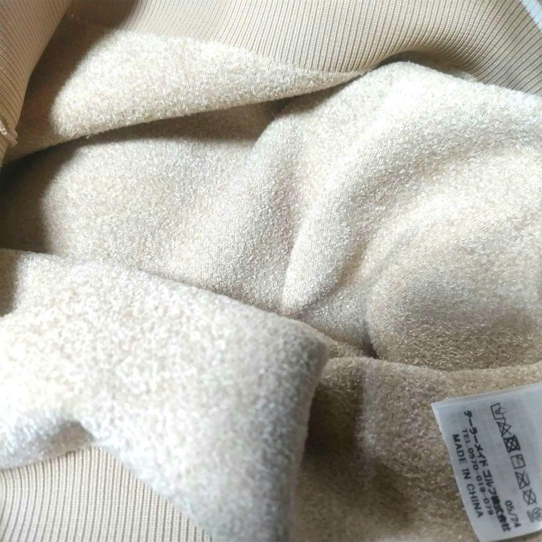 新品タグ付 TaylorMade マルチボーダー裏起毛 タートルネックニット S