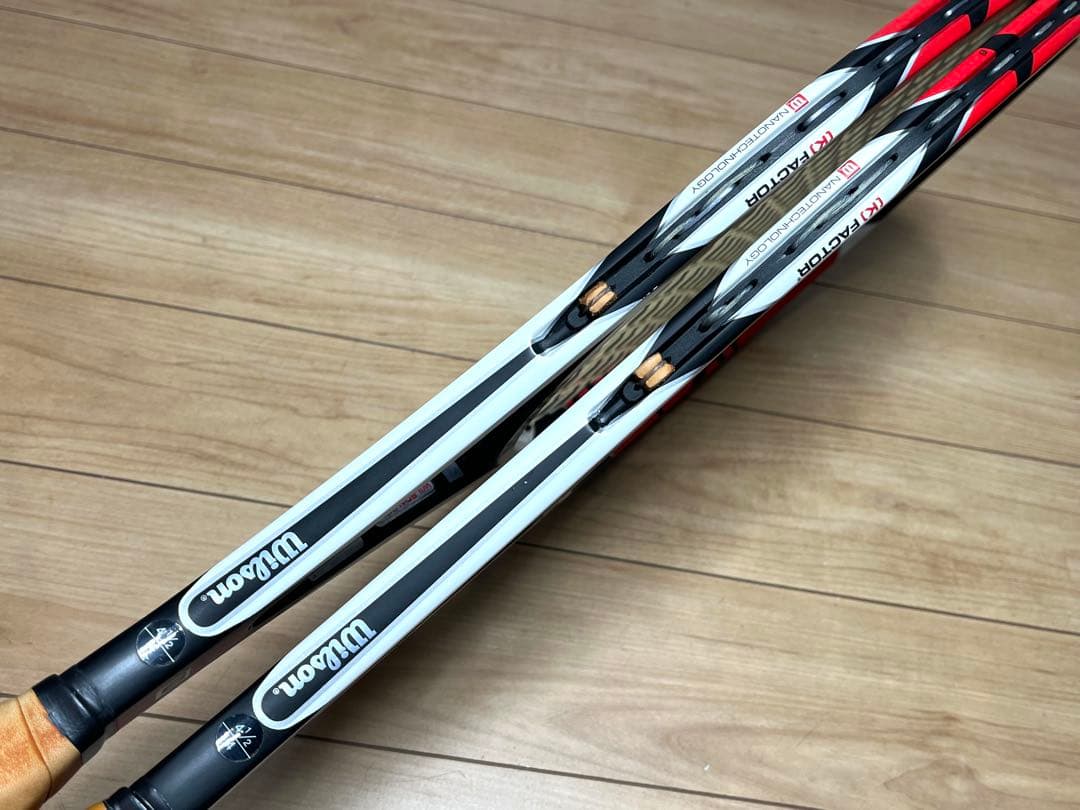2本セット ウィルソン K SIX.ONE TOUR 90 ロジャー・フェデラー