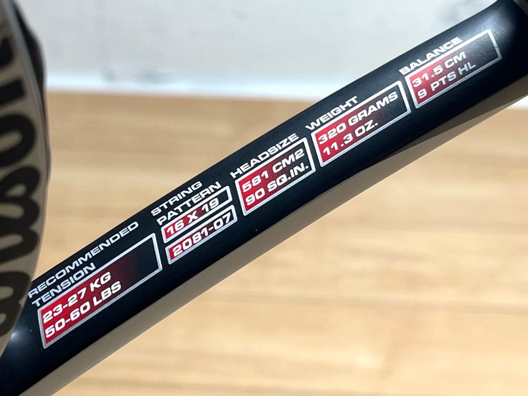 2本セット ウィルソン K SIX.ONE TOUR 90 ロジャー・フェデラー