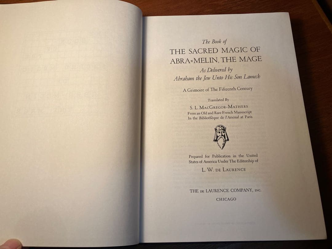 アブラメリンの魔術　1948年　洋書　ハードカバー　貴重