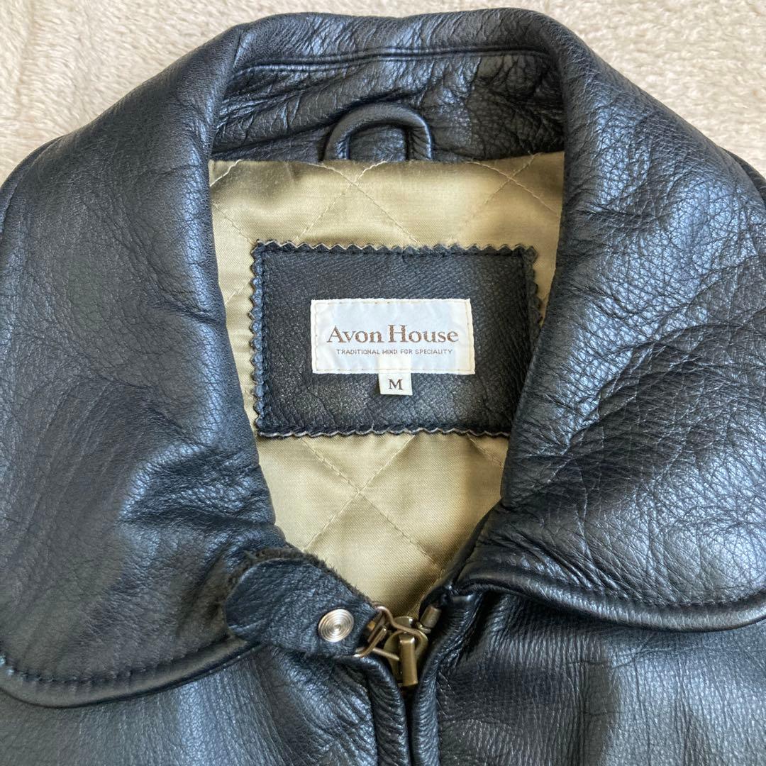 80s 90s ボンバージャケット レザージャケット 短丈 フライトジャケット