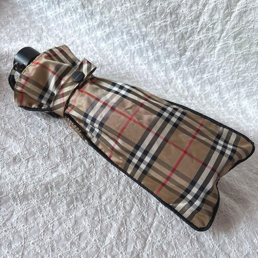 BURBERRY バーバリー　折り畳み傘　晴雨兼用　ノバチェック　カバー付