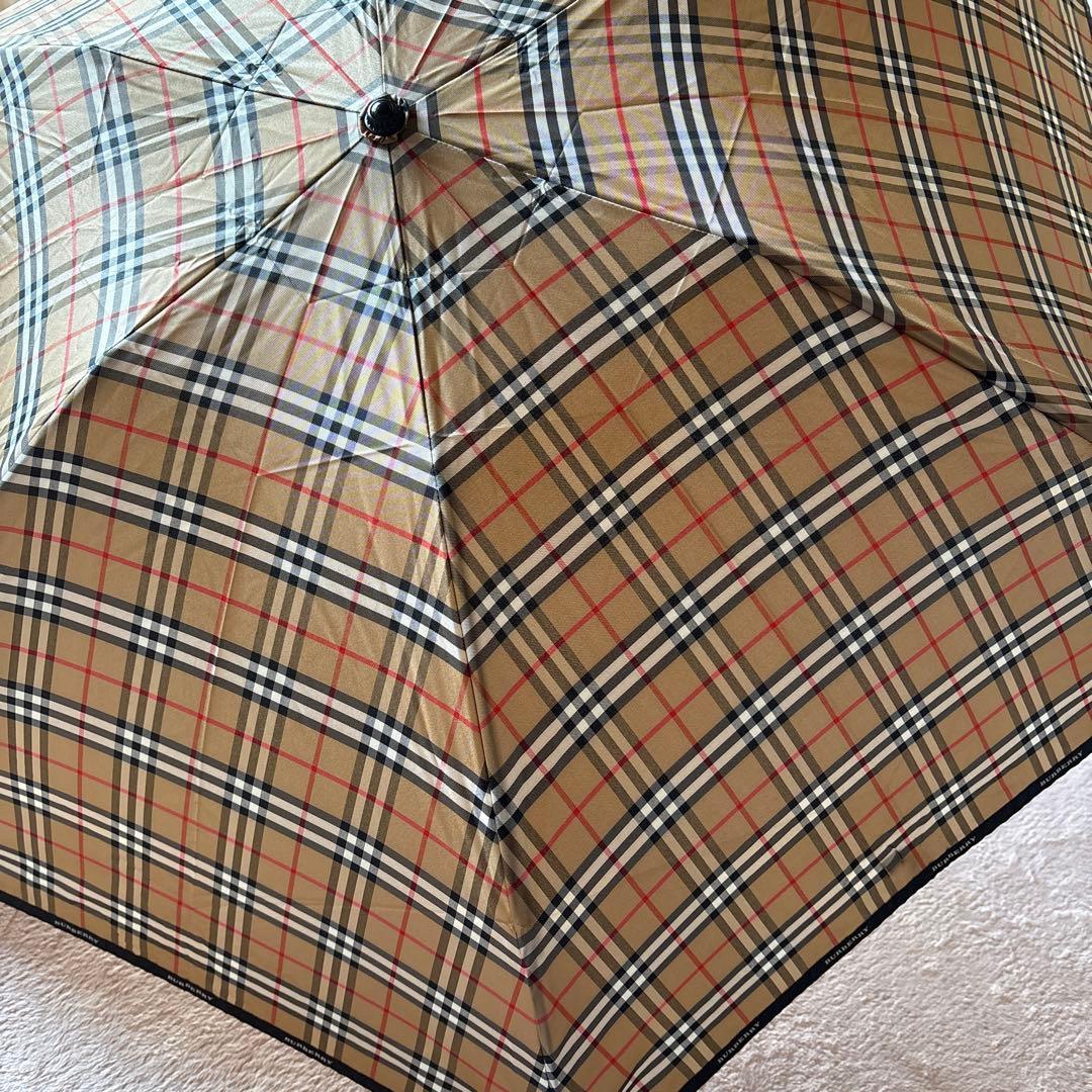 BURBERRY バーバリー　折り畳み傘　晴雨兼用　ノバチェック　カバー付
