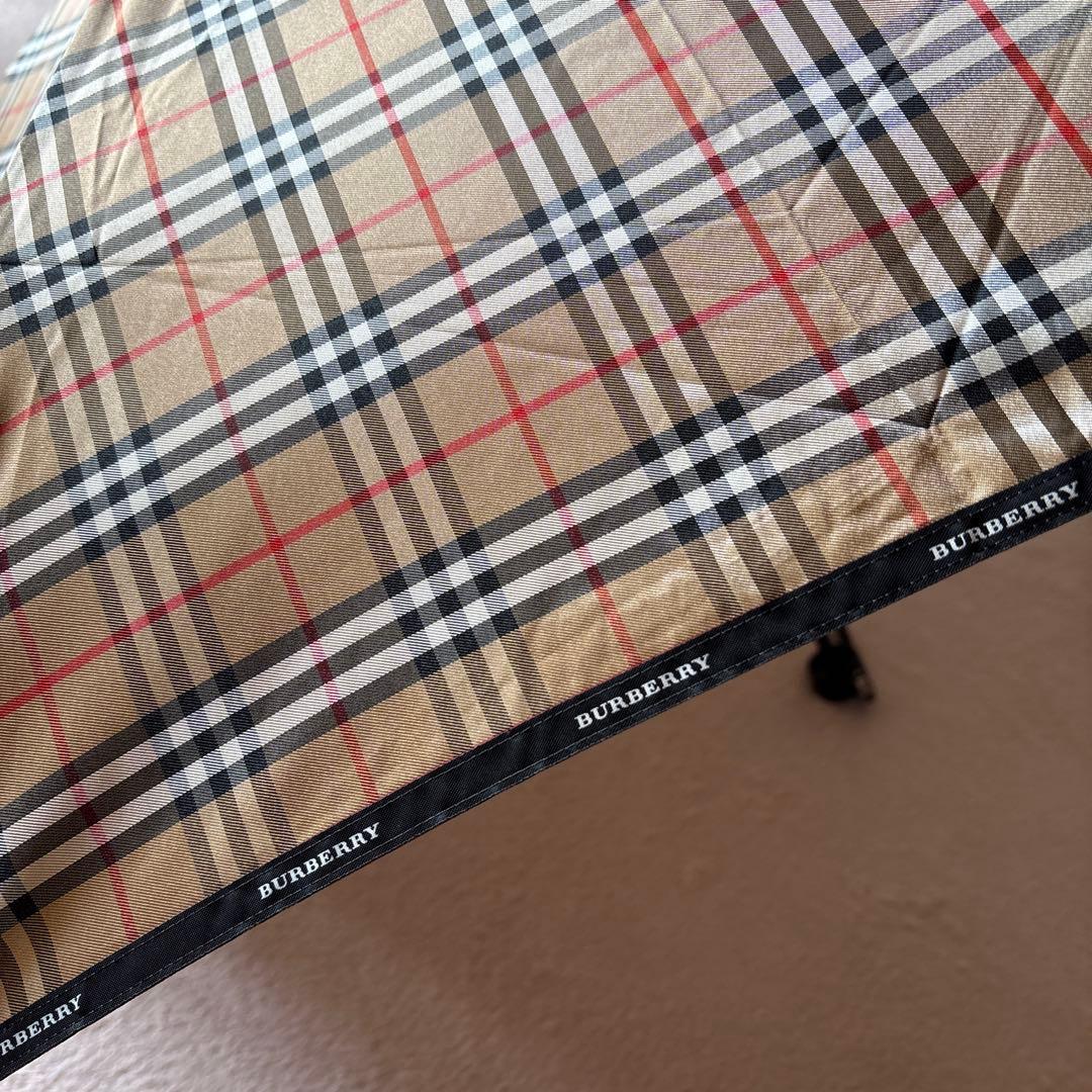 BURBERRY バーバリー　折り畳み傘　晴雨兼用　ノバチェック　カバー付