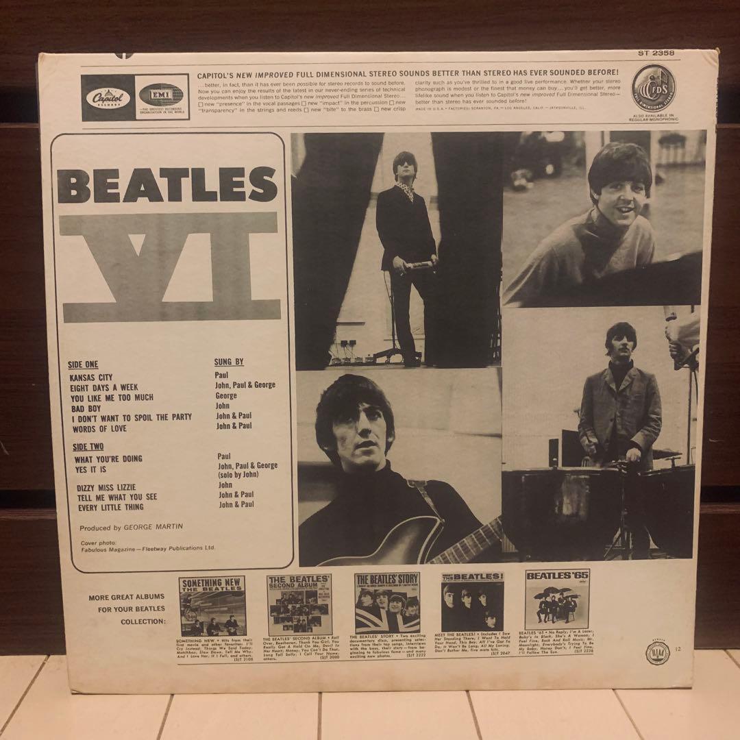 US盤Reissue BEATLES『A HARD DAYS NIGHT&Ⅵ』