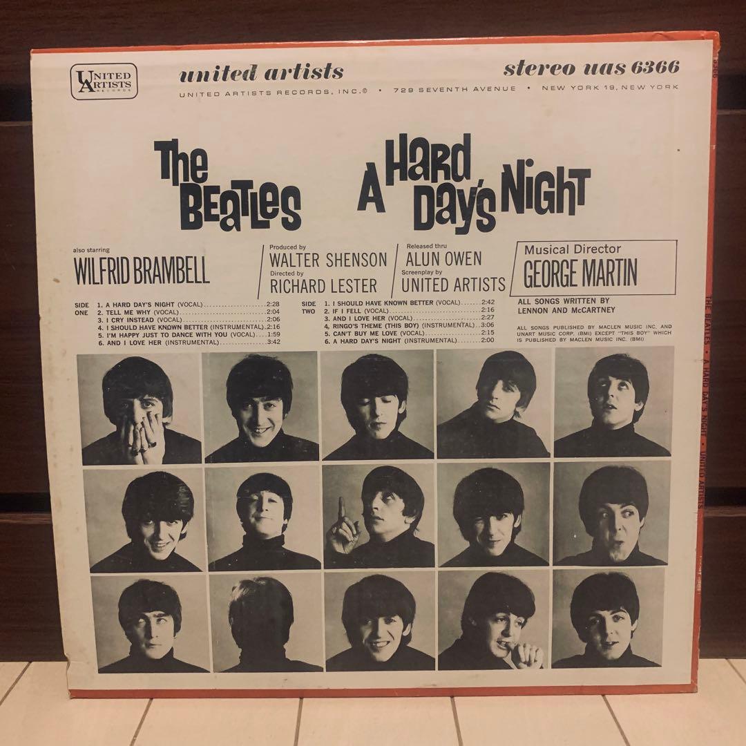 US盤Reissue BEATLES『A HARD DAYS NIGHT&Ⅵ』