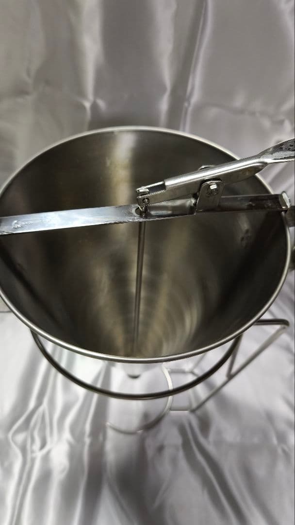 種おとし　ドロッパー　大　ステンレス　スタンド付