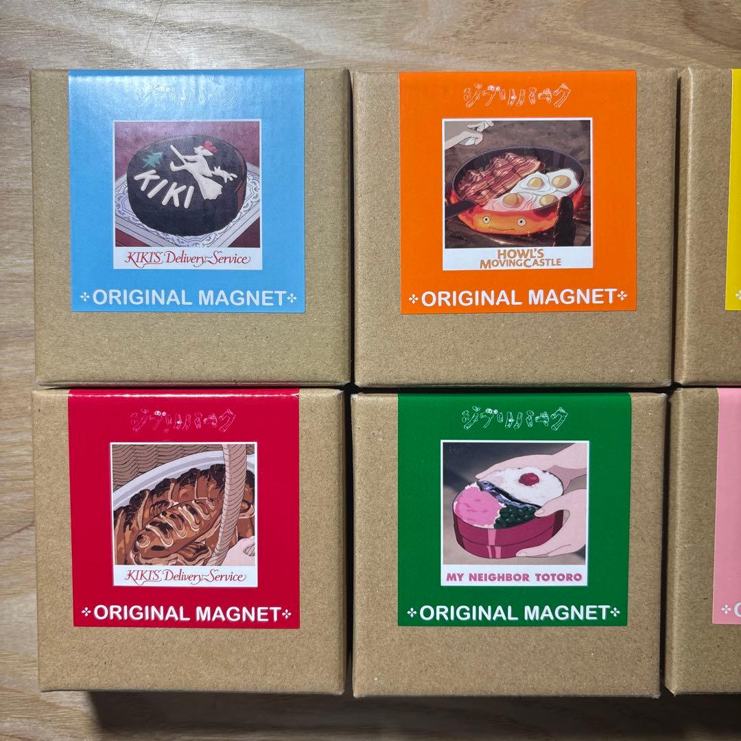 ジブリパークオリジナル　食べものマグネット　6種セット