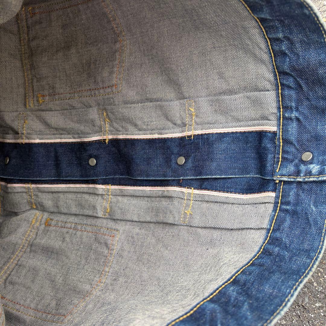鬼色落ち✨ 2nd 40~42 BigE W902-J デニムジャケット Ues