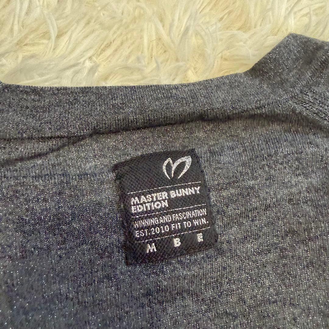 【マスターバニー】極美品 ニットセーター グレー ラメ 6サイズ メンズ