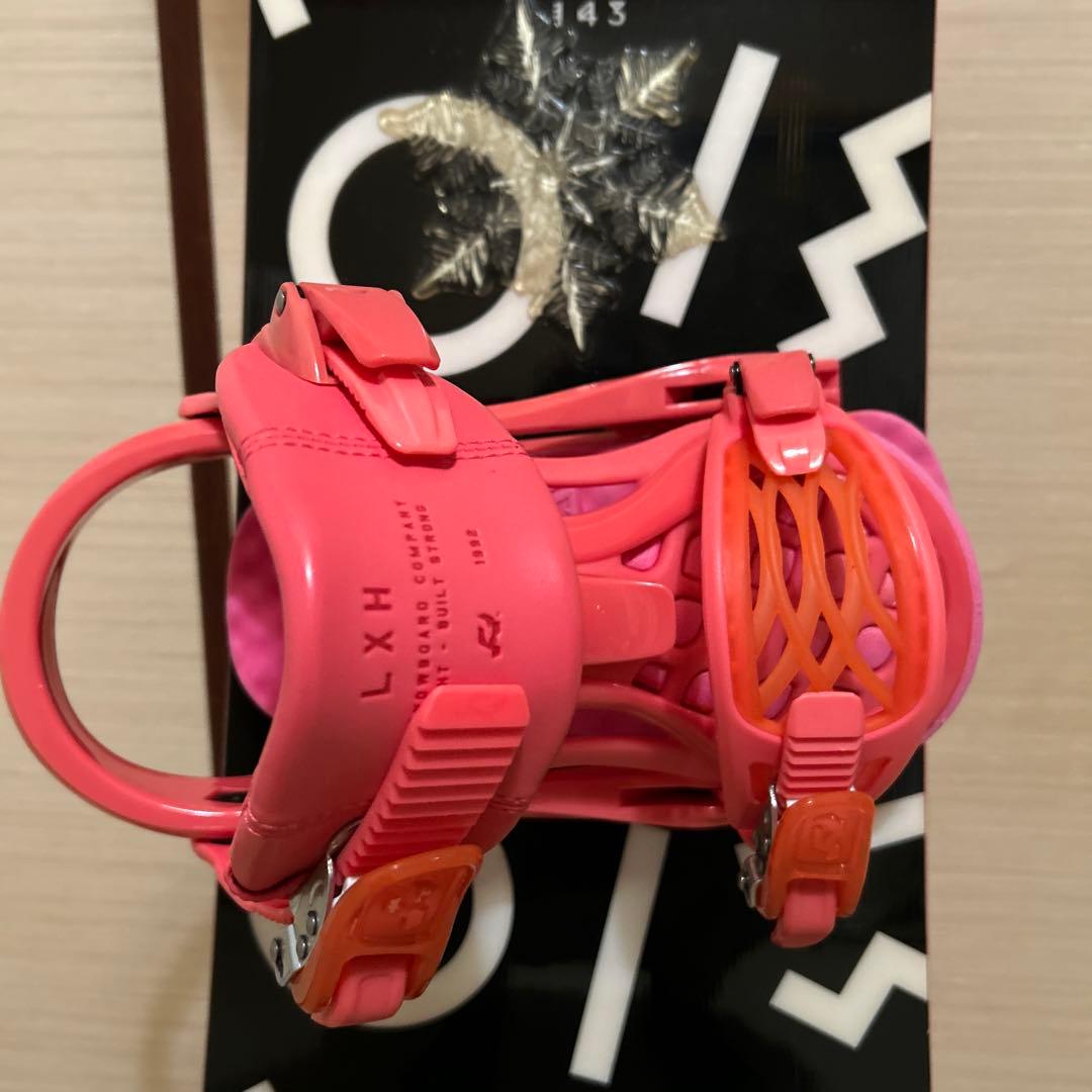 スノーボードRIDE 143cm 、LXHバインディング、カバー、リーシュコード