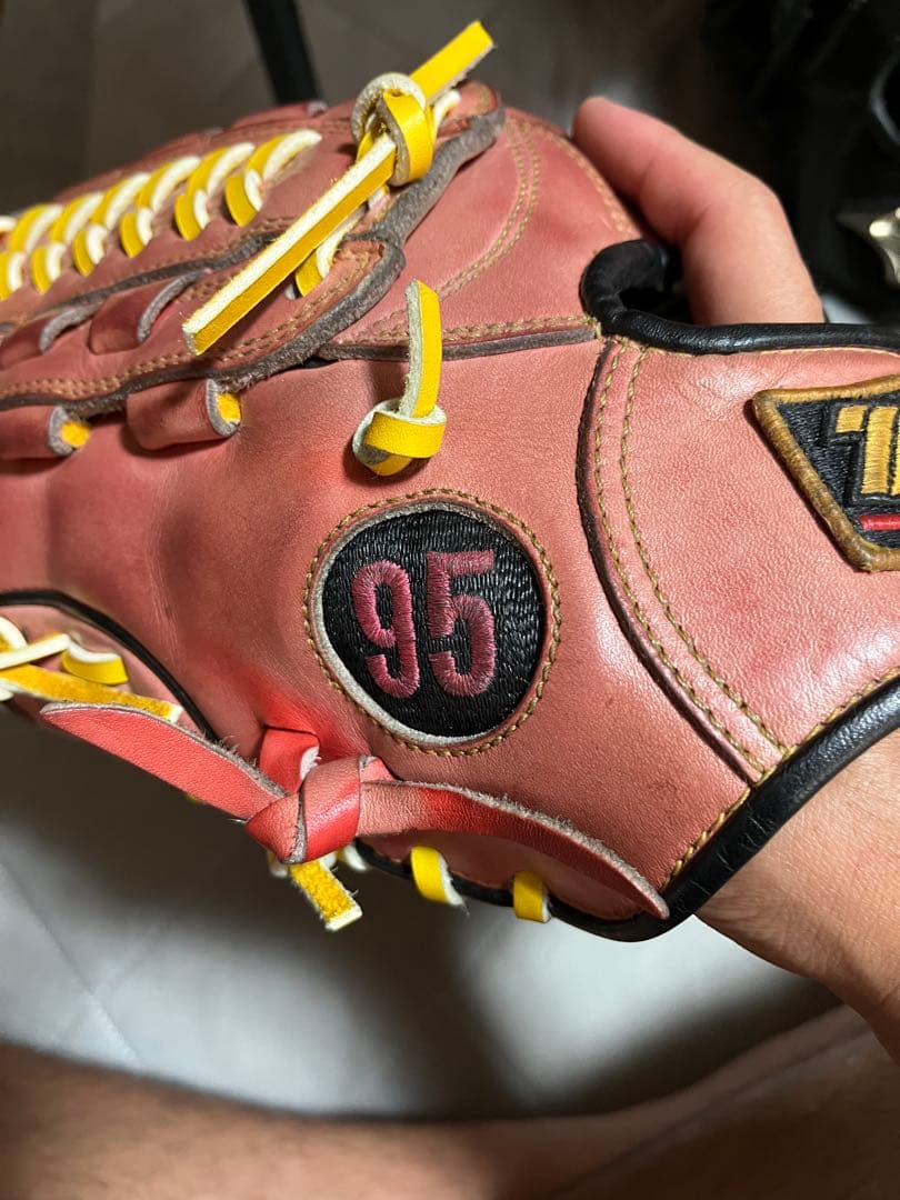 【ヒモ全交換済み中古】ZETT プロステイタスオーダー　軟式一般　左投げ