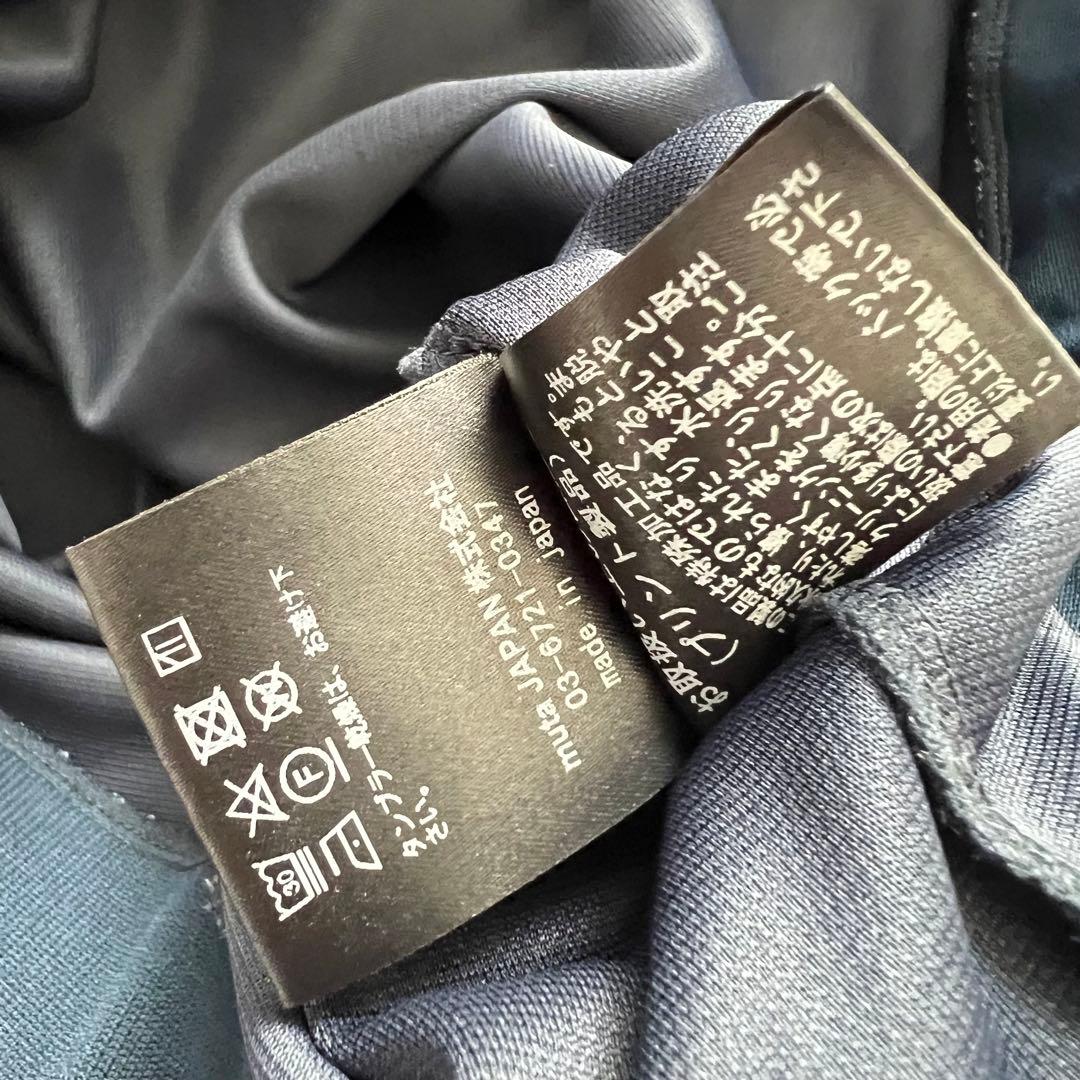 muta MARINE ムータマリン　ハイネック　ヘムリブ　メンズ　ゴルフ　ロゴ