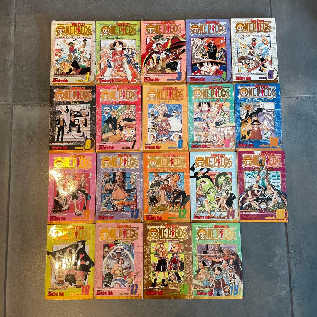 ONE PIECE 1-19巻セット　英語版