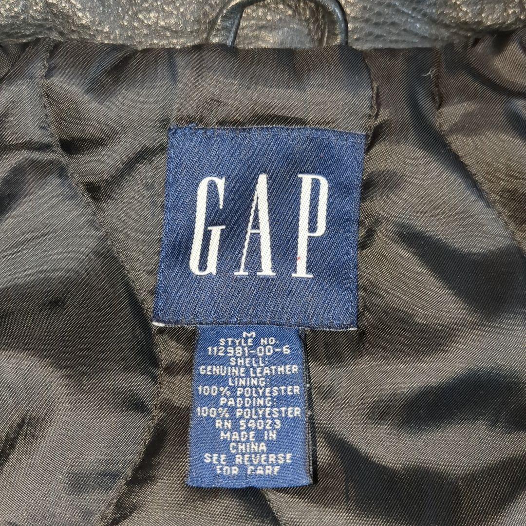 美品 オールドギャップ カーコート ブラック リアルレザー Mサイズ 野村訓市