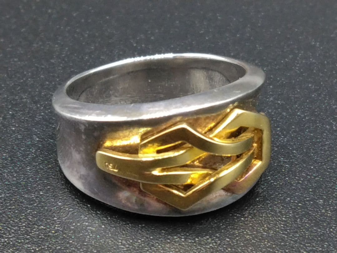 【24kcat】Ilias LALAOUNIS 結び目 K18×シルバー