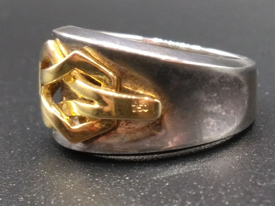 【24kcat】Ilias LALAOUNIS 結び目 K18×シルバー