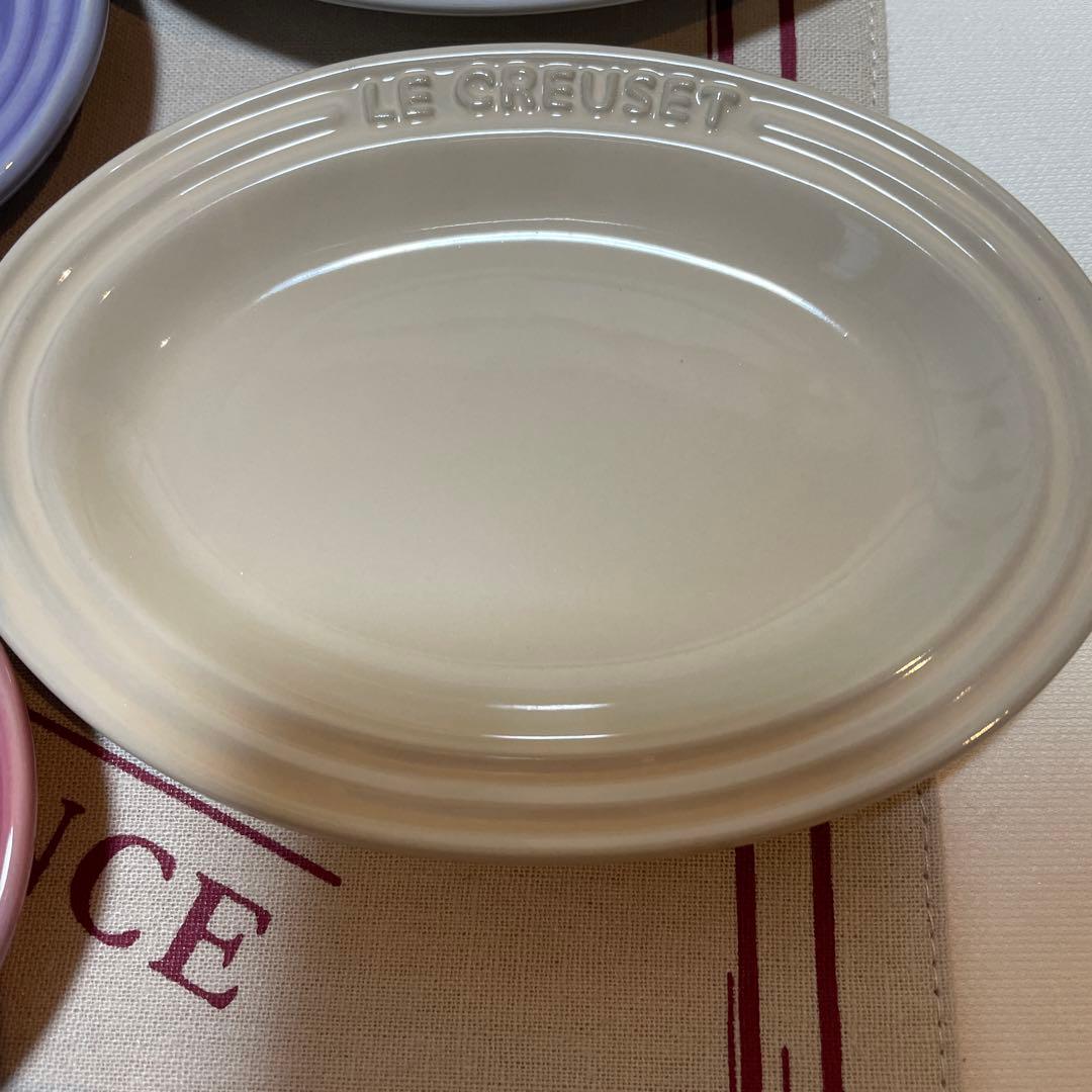《新品》LE CREUSET ミニオーバルプレート 10枚セット
