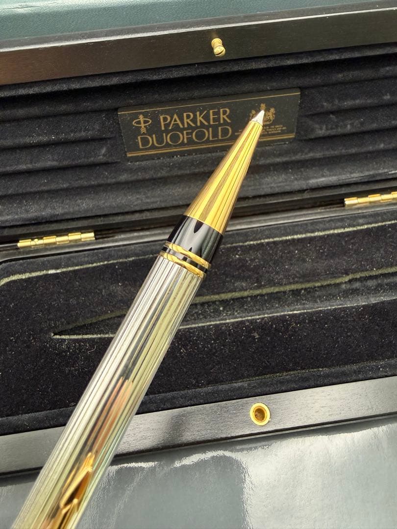 レア PARKER ボールペン デュオフォールド ゴドロン 925