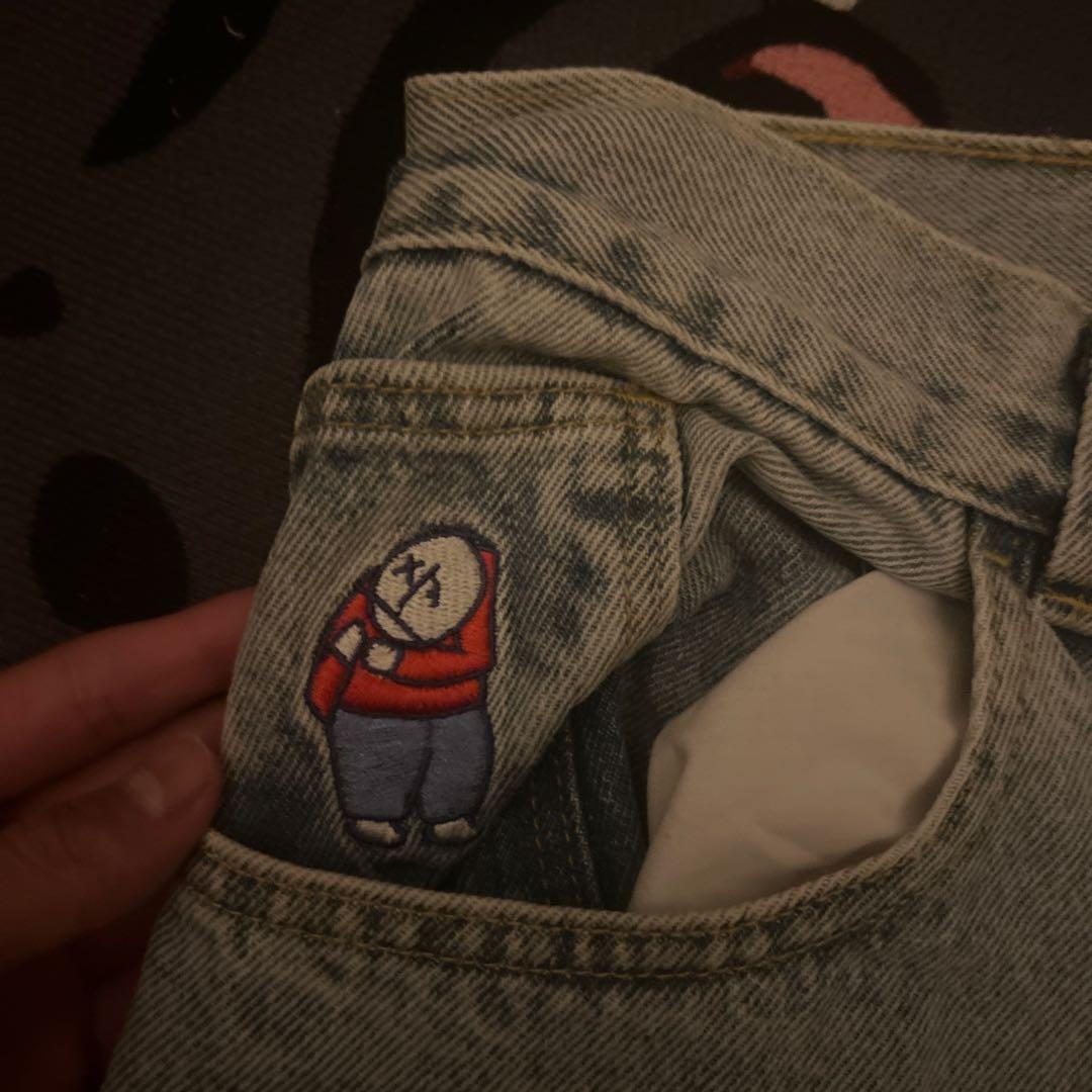 K*u様 polar big boy デニム ライトブルー 旧ロゴ